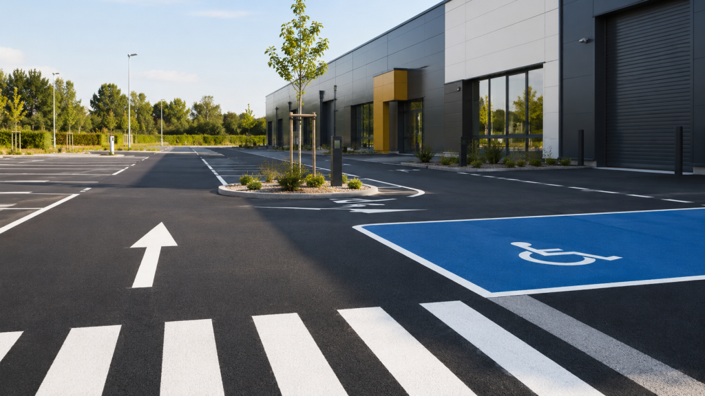 Marquage parking Cugnaux